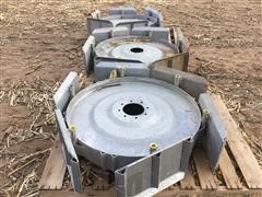 Galvanized Irrigation Paddle Wheels 