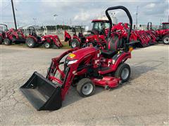 2023 Mahindra EMax 20S Compact Utility Tractor W/Loader & Mower 