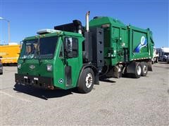 2014 Crane Carrier Corporation T/A Side Load Garbage Truck 