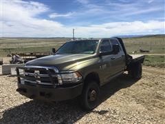 2014 Ram 3500 HD 4x4 Crew Cab Pickup W/Flatbed 