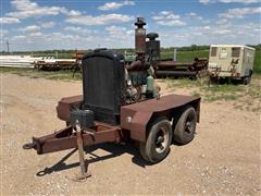 Detroit Diesel 4-71 Diesel Power Unit On Trailer 