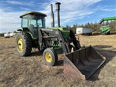 1973 John Deere 4430 2WD Tractor W/Westendorf Front End Loader 