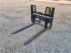 2021 Mid-State Pallet Forks Skid Steer Attachment 