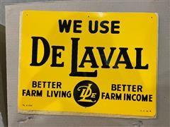 Vintage DeLaval Tin Sign 