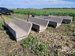 Concrete Fenceline Feed Bunks 