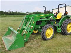 2018 John Deere 5055E MFWD Tractor W/Loader 