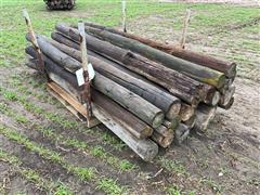 8’ Wooden Fence Posts 