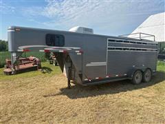 2001 Diamond D 2200 T/A 18' Livestock Trailer W/Living Quarters 