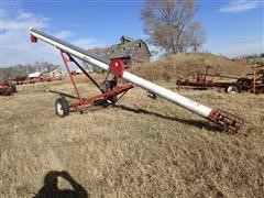 Feterl 10"X34' Auger W/10HP Single Phase Electric Motor 