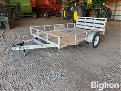 2015 H&H 10 1/2' S/A Flatdeck Utility Trailer 