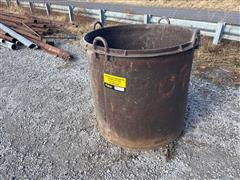 Steel Bucket W/4 Lifting Eyes 