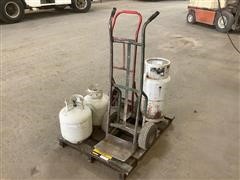 Propane Tanks, Hand Carts 