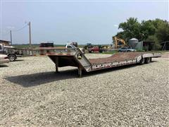 1997 Wilson Muv-All 4860FTD T/A Fixed Neck Lowboy W/Hyd Tail Section 