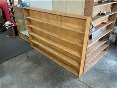 Wood Display Shelf 