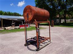 1946 Butler 250 Gal Fuel Tank W/Stand 