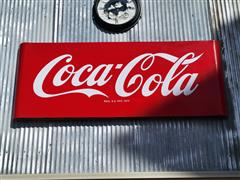 Coca-Cola Canoe Sign 