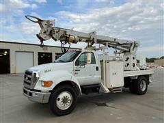 2007 Ford F750 XL Super Duty S/A Digger Derrick Truck 