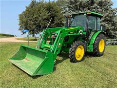 2019 John Deere 5065E Compact Utility Tractor W/Loader 