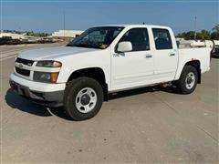 2012 Chevrolet Colorado LT 4x4 Crew Cab Pickup W/Toolboxes 