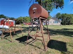 300 Gal Fuel Barrel & Stand 