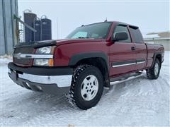 2004 Chevrolet Silverado 1500 Z71 Off Road 4x4 Extended Cab 4 Door Pickup 