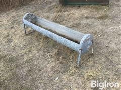 Shop Built 5' Feed Trough 