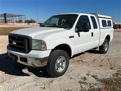2006 Ford F250 XL Super Duty 4x4 Extended Cab Pickup 