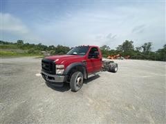 2008 Ford F550XL 4x4 Cab & Chassis 