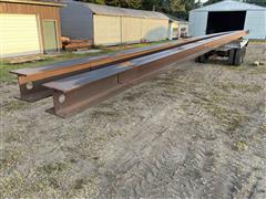 80’ Steel I-Beams 