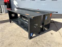 Kit Containers 90” Industrial Steel Work Benches 