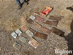 Vintage License Plates 