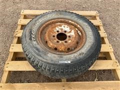Bridgestone Steel Belted GR78-15 Tire & Rim 