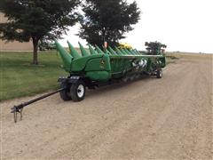 2018 John Deere 712C Corn Head W/Header Trailer 