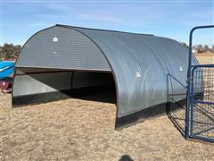 Corrugated Round Top Shed 