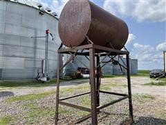 300-Gallon Fuel Storage Tank On Stand 