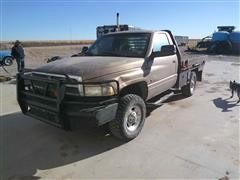 2001 Dodge Ram 2500 4x4 Flatbed Pickup 