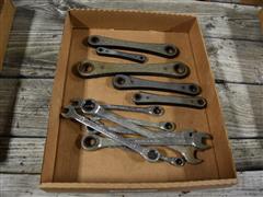 Flat Of Ratchet Wrenches 