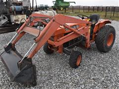 Kubota L245 2WD Compact Utility Tractor W/Loader 