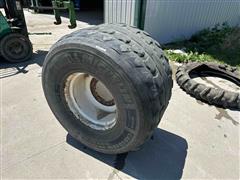 Michelin 710/45R22.5 Cargoxbib High Flotation Tire & Rim 