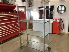 Stainless Rack On Wheels 