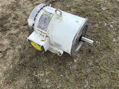 Leeson 3 Phase 5 HP Electric Motor 