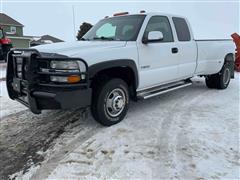 2001 Chevrolet Silverado 3500 4x4 Extended Cab Dually Pickup 