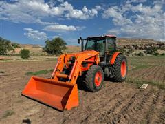 Kubota M135GX MFWD Tractor W/Loader 