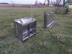 Stainless Steel Wet Hog Feeder & Dry Hog Feeder 