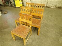 Wooden Table Chairs 