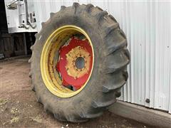 Firstone 18.4-38 Tractor Tire On Rim 