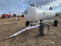 1000-Gallon Anhydrous Ammonia Tank & Trailer 