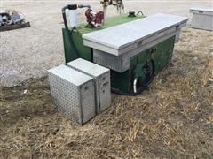 Pickup Bed L Shape Fuel Tank W/ Toolbox 