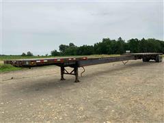 2012 Manac T/A Extendable Flatbed Trailer 