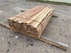 1" X 4" X 8' #2 Cedar Lumber 